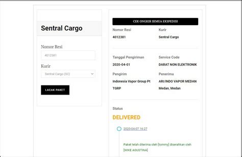 aphs.sentral|sentral cargo tracking.